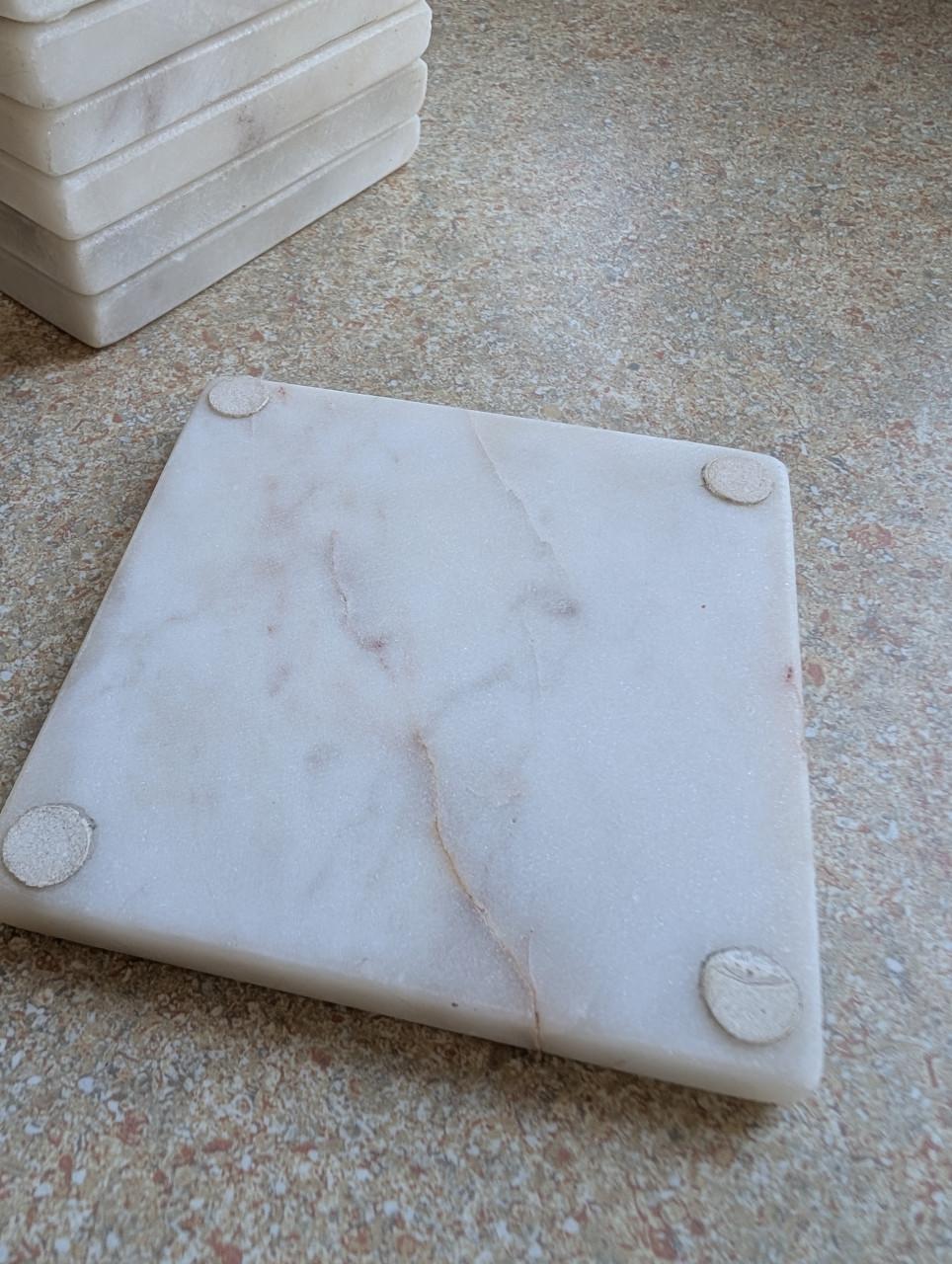 Marmeren onderzetters