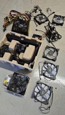 Diverse ventilatoren en koelers