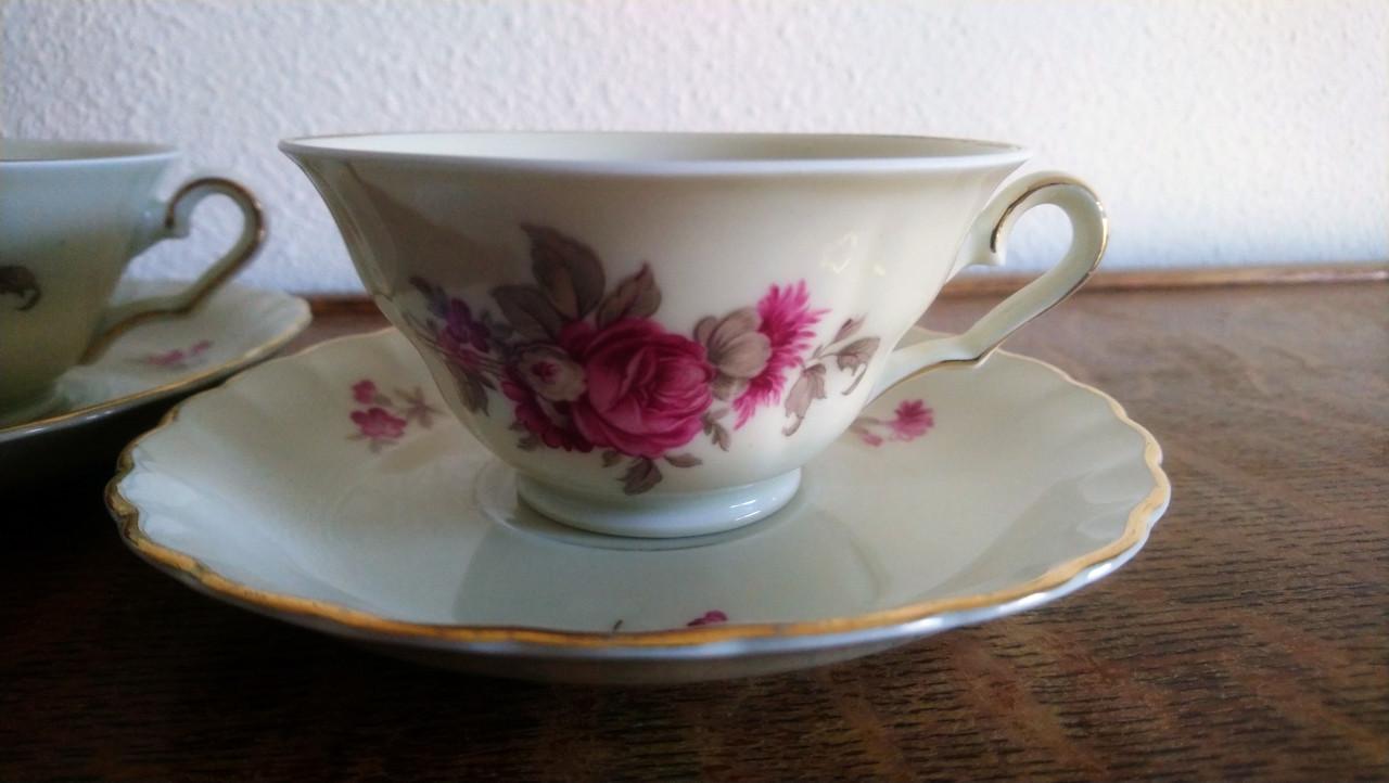 Set van 2 vintage Mosa Maastricht kop en schotels