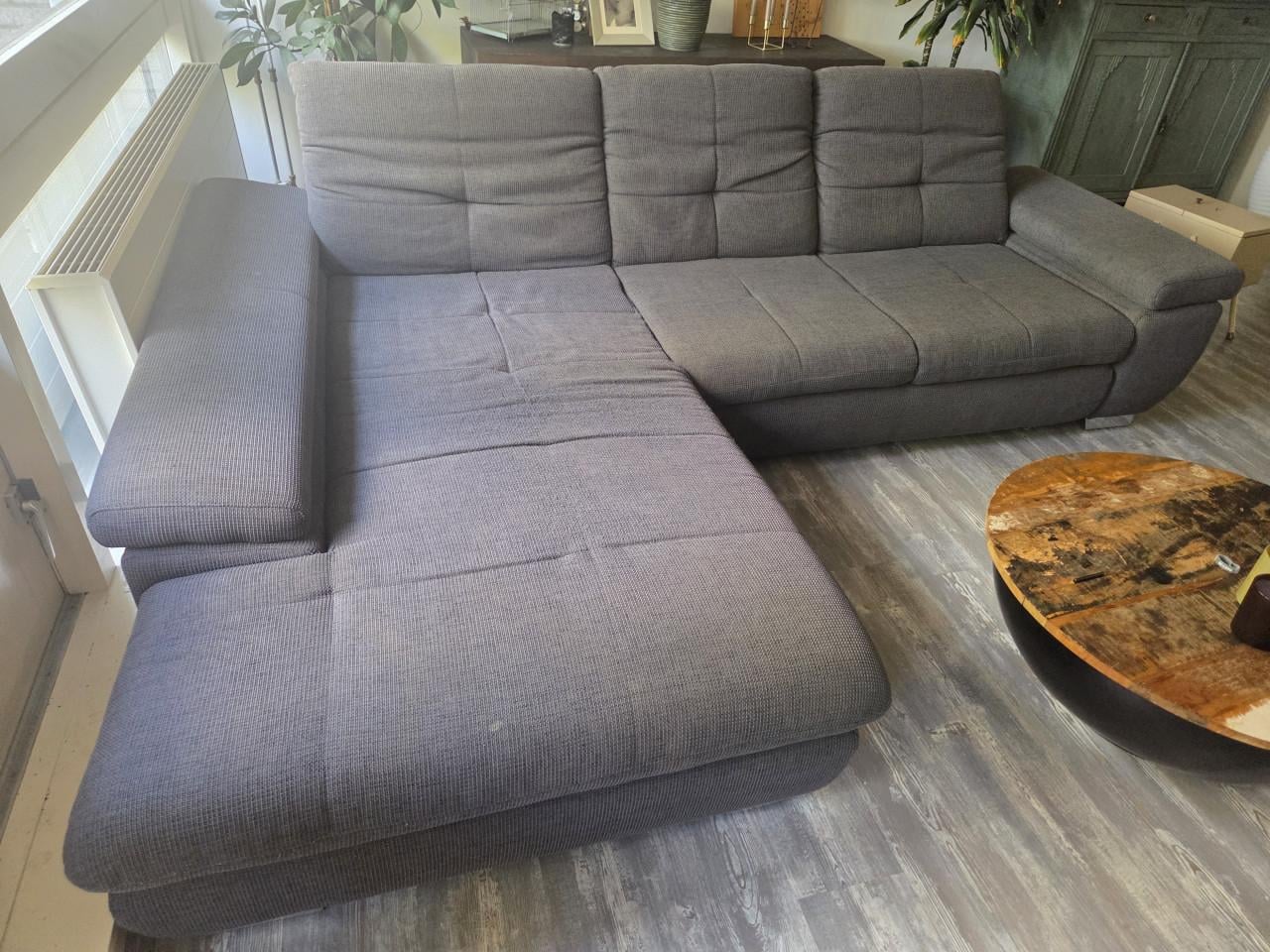 Hoekbank met liggedeelte