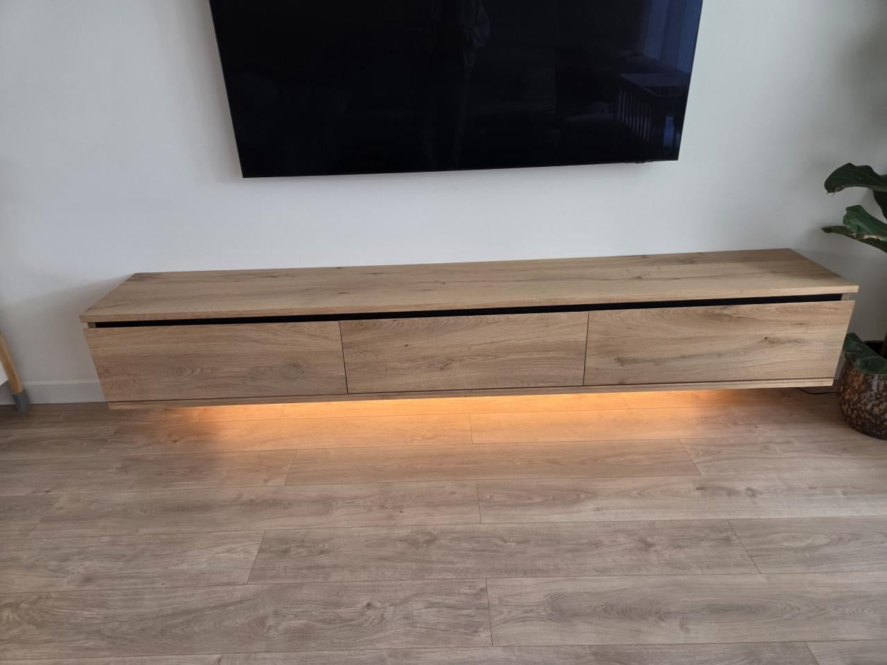 Eiken houten tv meubel