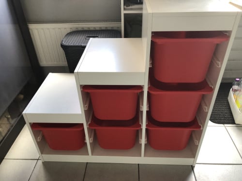 Ikea Trofast opbergcombinatie met 6 bakken