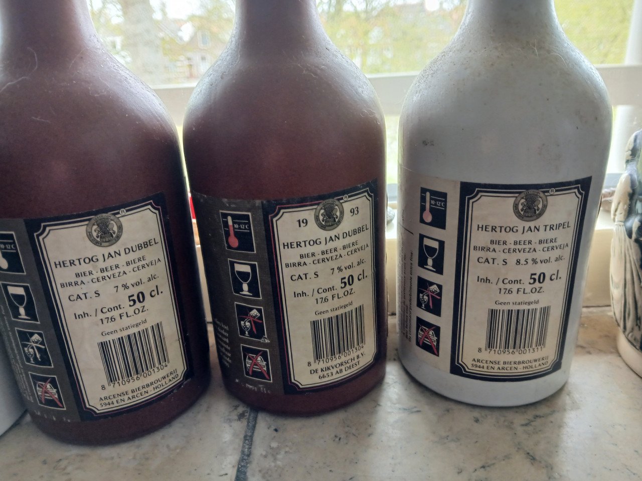 Oude hertog jan bier kruiken