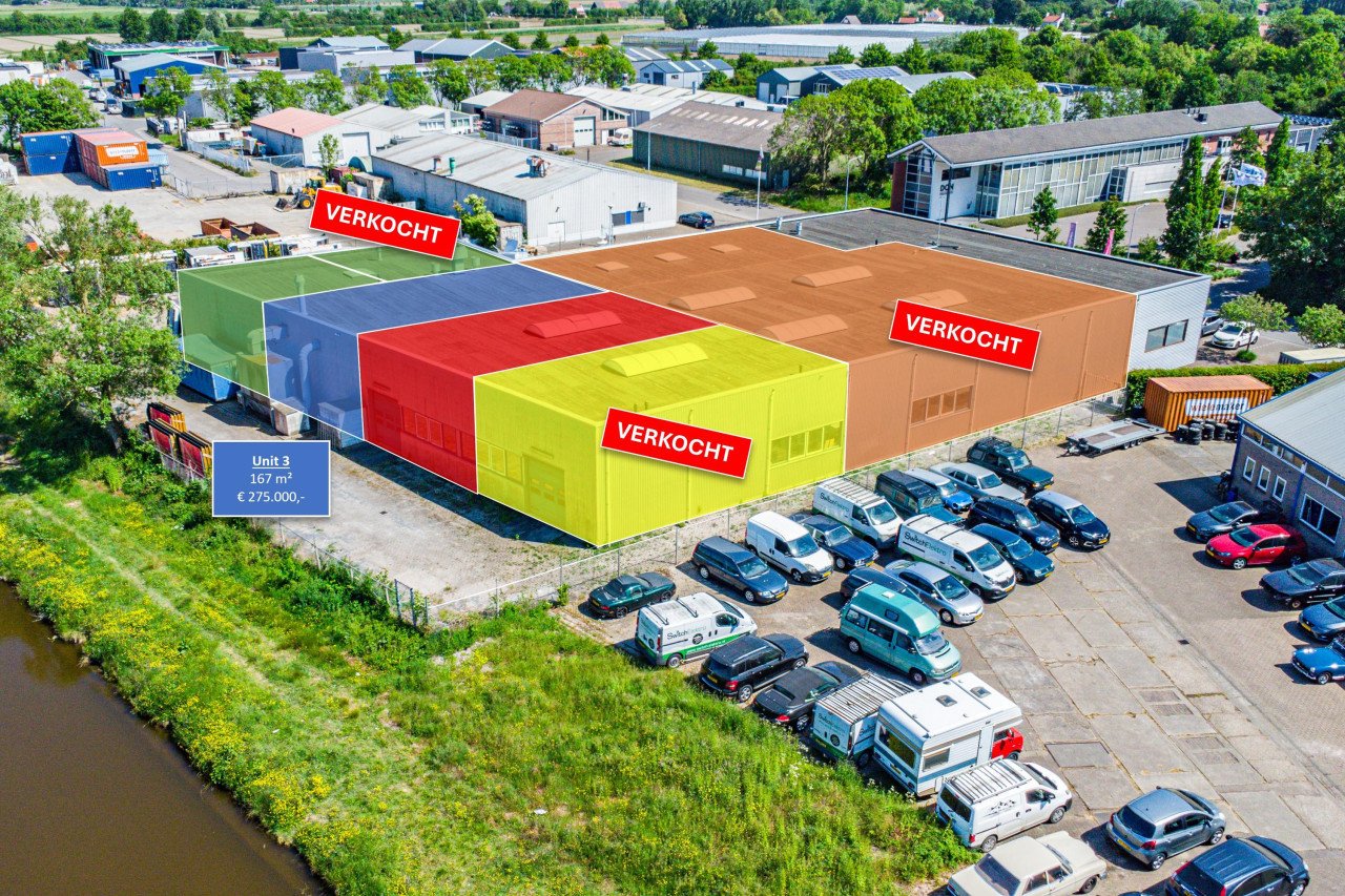 Bedrijfsunit Karreveld Koudekerke 167 m2 + buitenterrein