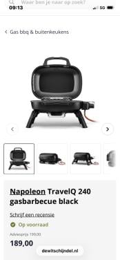 BBQ op gas