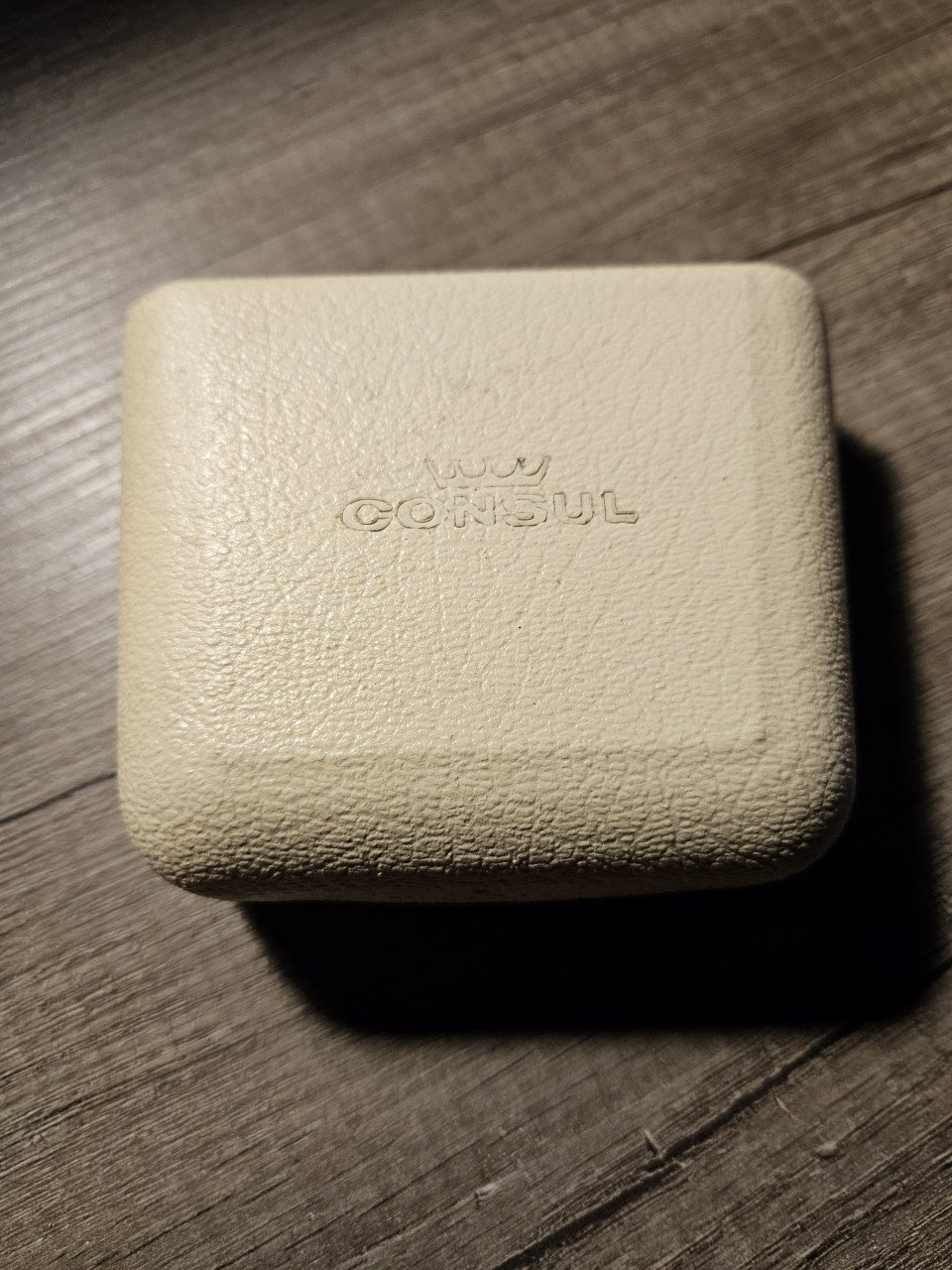Antieke "CONSUL CROWN" tafelaansteker - gas - met ORIGINELE BOX , jaren 60.