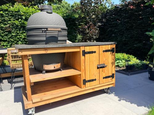 Douglas- Hardsteen Buitenkeuken voor Large Kamado