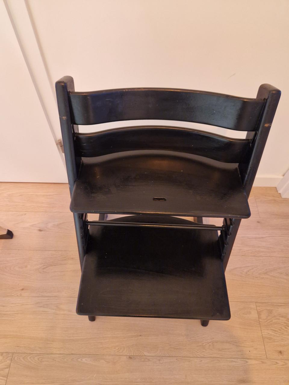 Triptrap stoel zwart