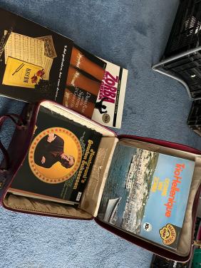 Lp vinyl koffer vol 20 stuks