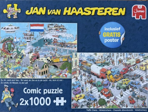 Jan van Haasteren 🧩- Ter land, zee, lucht en Verkeerschaos