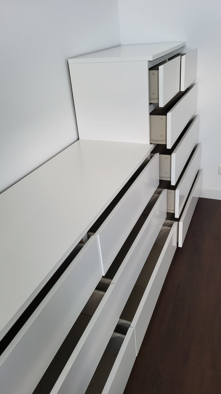 Diverse Slaapkamer Meubelen IKEA Serie Malm (wit)