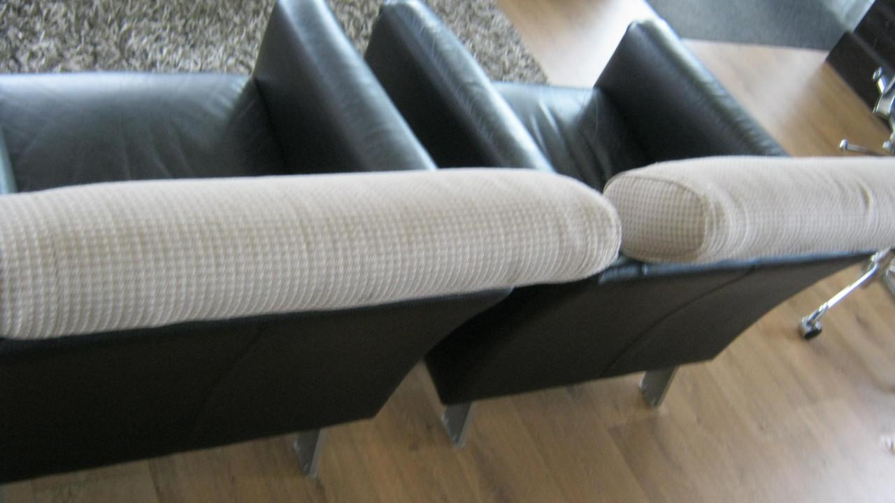 TE KOOP 2X LEOLUX LEREN FAUTEUILS VOOR 50 EURO