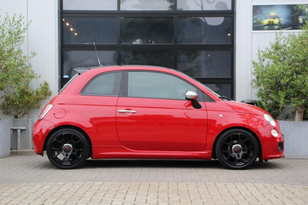 Fiat 500 1.2 500s - leder/alcantara - sport - h&r - aux/usb - nieuwe koppel