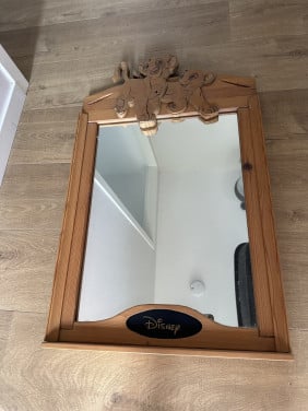 Spiegel Lion king hout