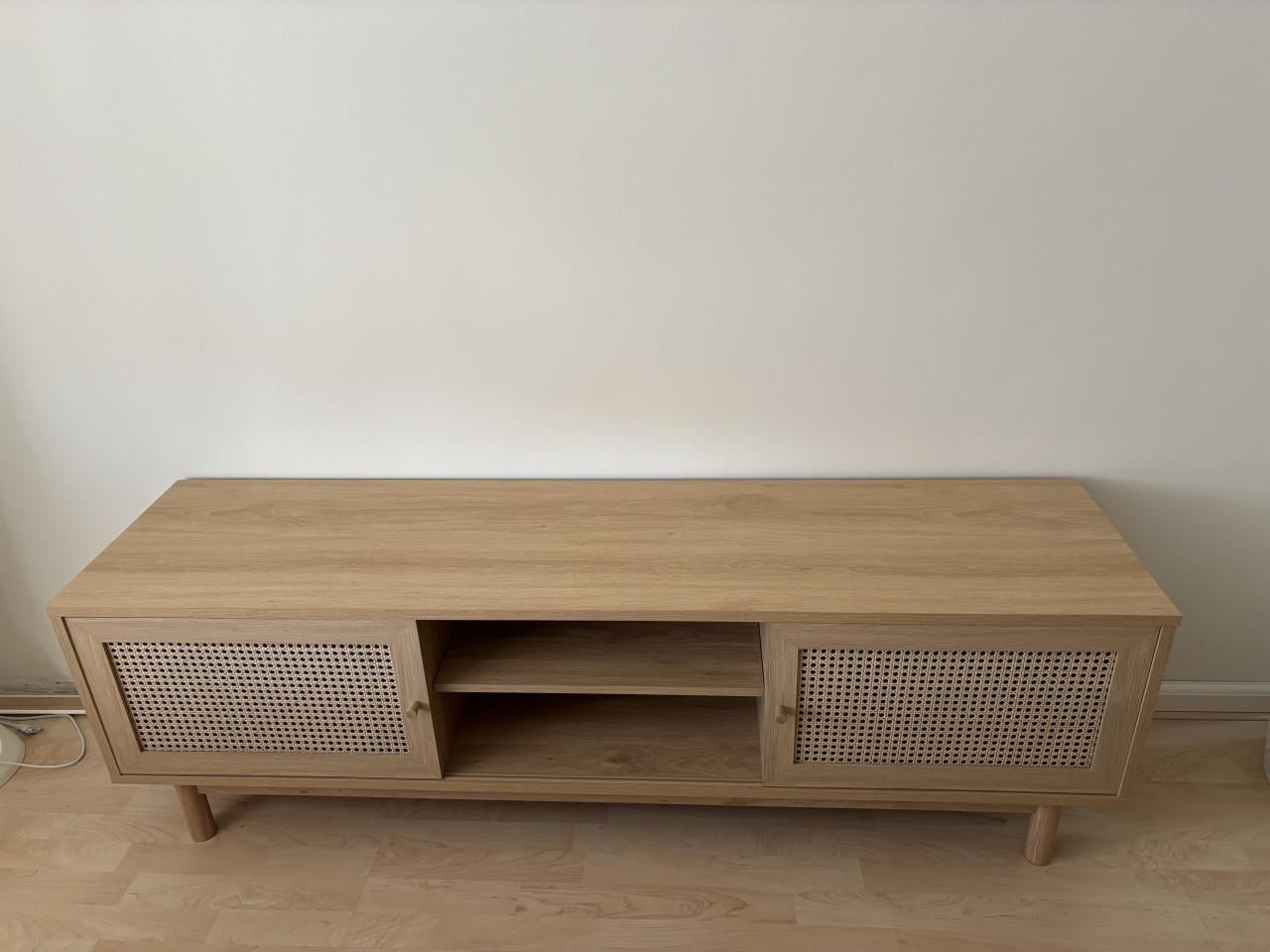 Eikenhouten look tv meubel 160 cm breed