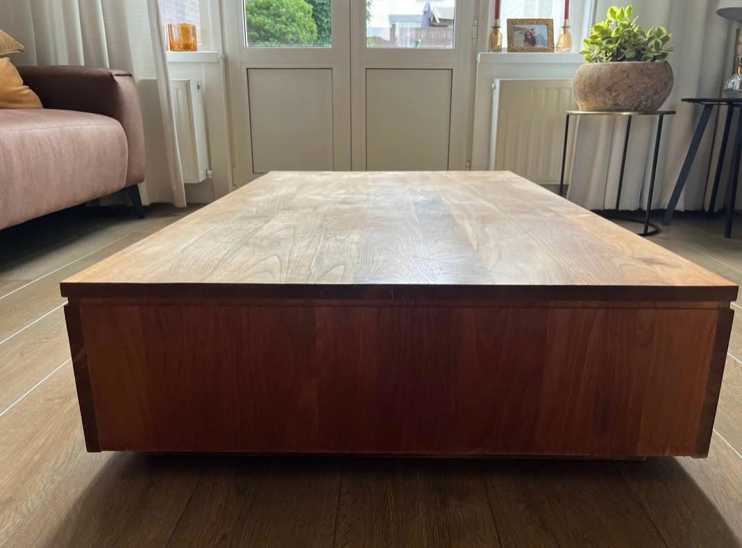 Teakhouten salontafel