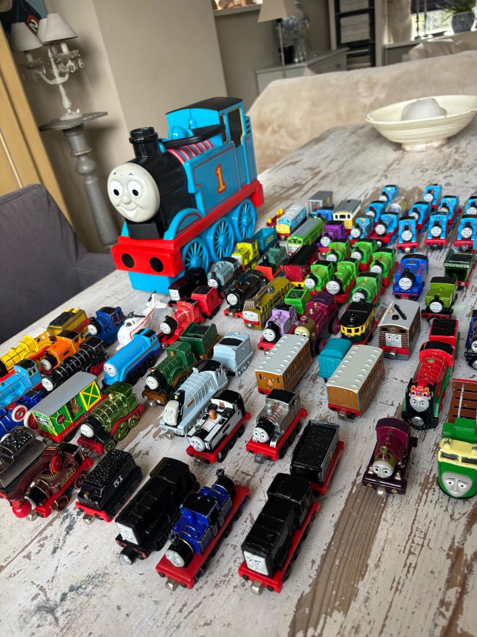 Metalen Thomas de treintjes