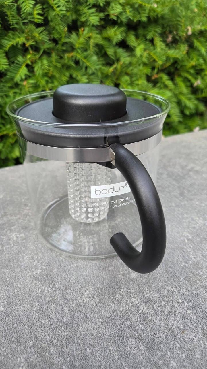 Bodum 1 liter Theepot met filter voor losse thee.