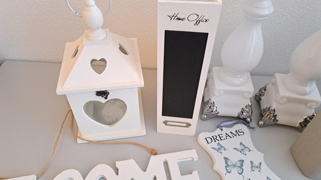 Witte decoratieartikelen