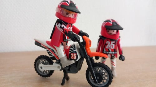 Playmobil crossmotor setnr 9357