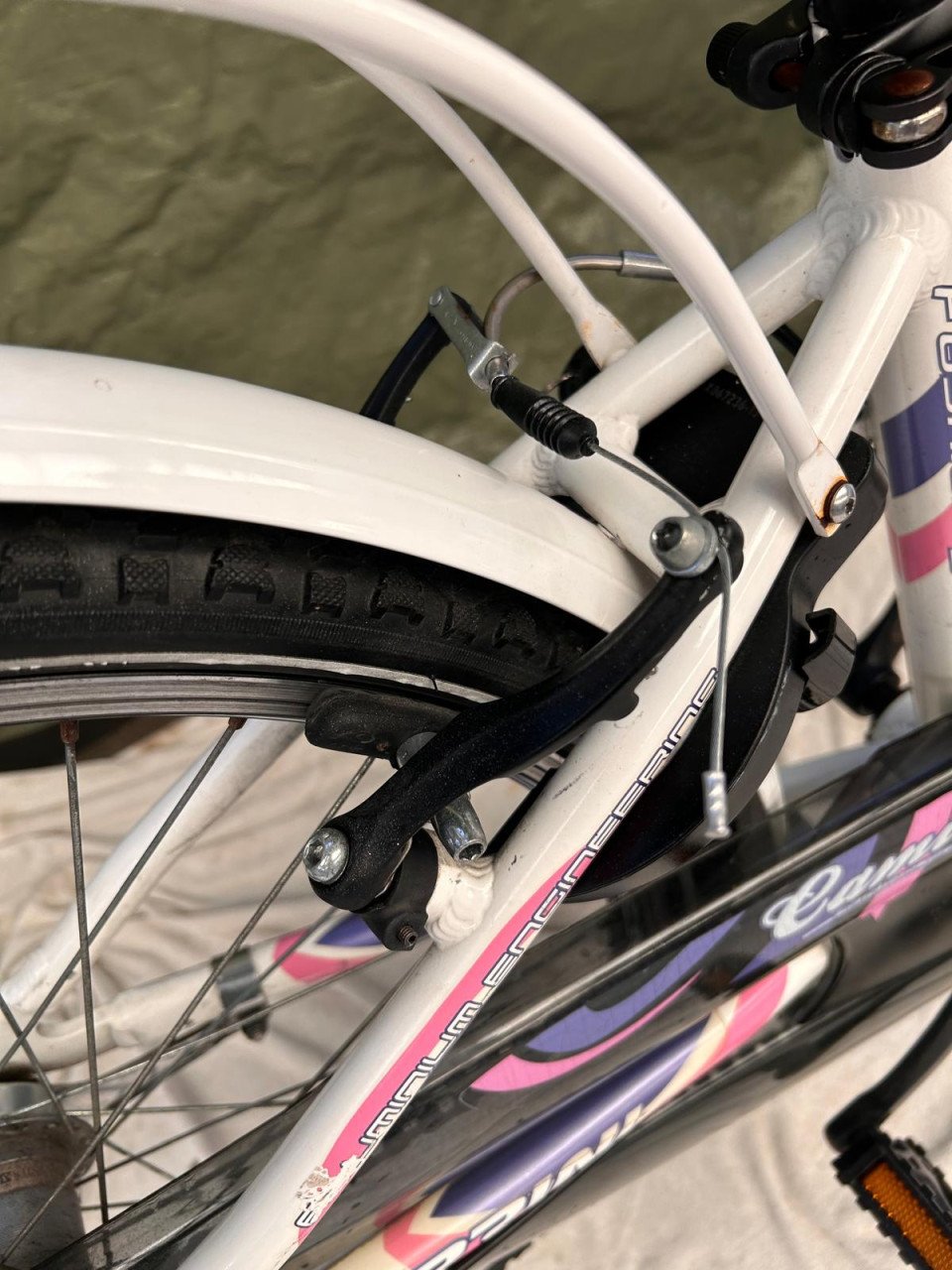 Ferrini Camila kinder dames fiets 24” kleur wit