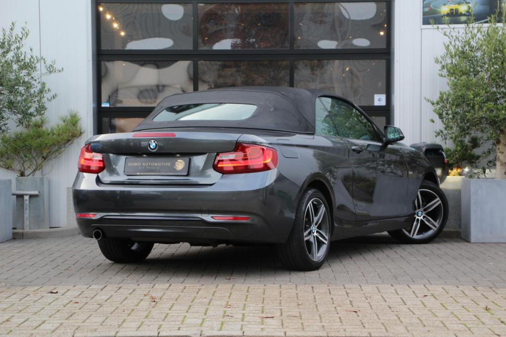 BMW 2-serie cabrio 218i sportline - leder - navi - led - pdc - stoel verw -