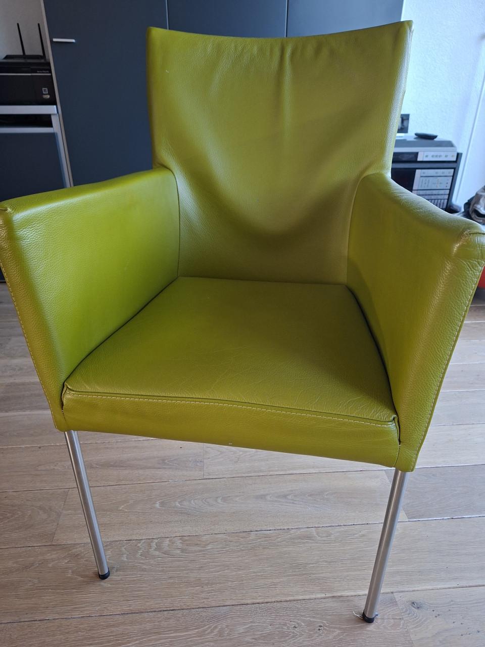 Set van 6 design eetkamerstoelen, merk creafort