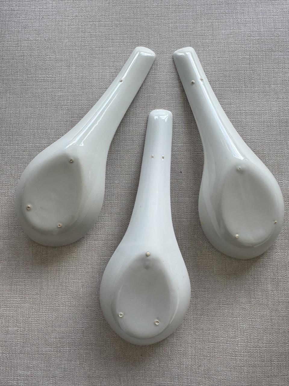 Jingdezhen porseleinen soeplepel's