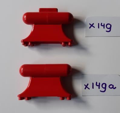 Lego onderdelen boot: x149 = 118-1: Kiel verzwaard, 8 x 2 x 4