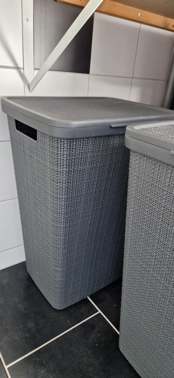 Curver Wasmanden grijs 2 stuks