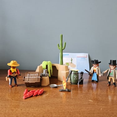 Playmobil western outlaws bandieten