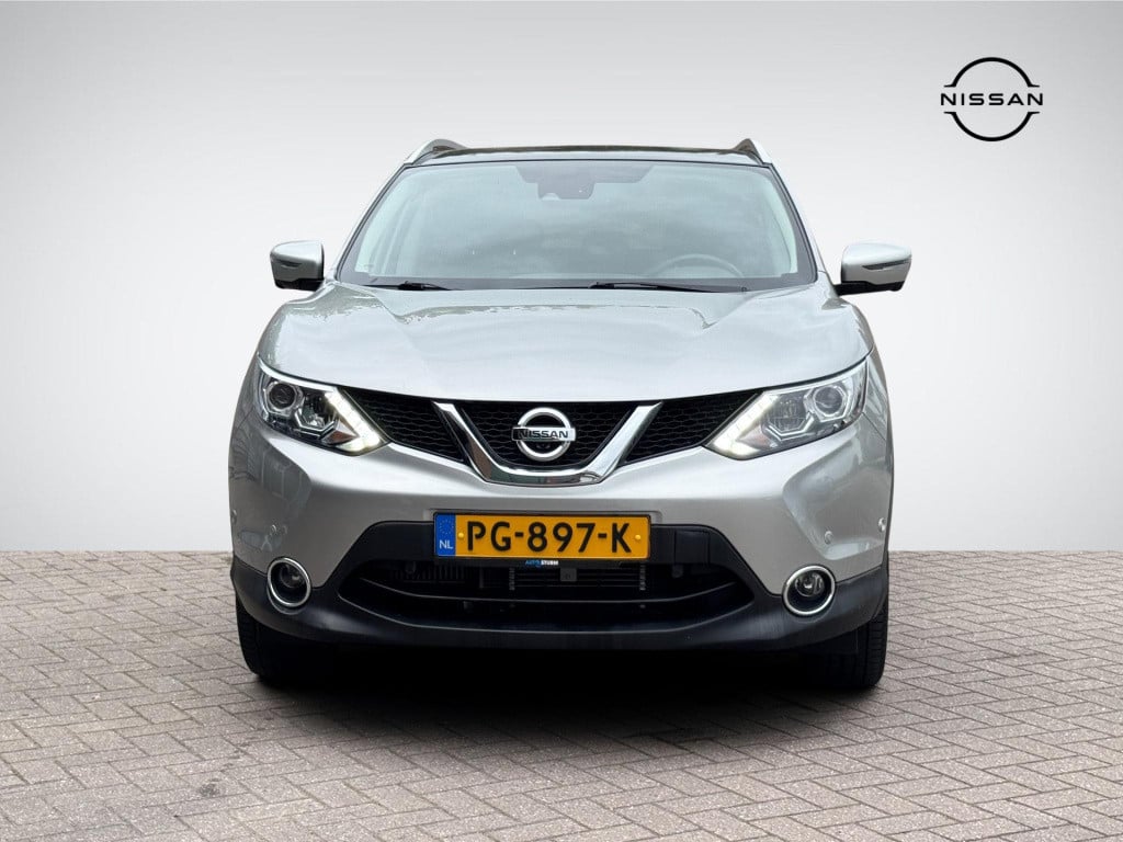 Nissan Qashqai 1.2 tekna automaat + lage km-stand! | panoramadak | navigati
