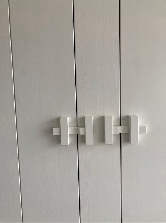 Grenen witte wandkast  - Solid kast van BePureHome