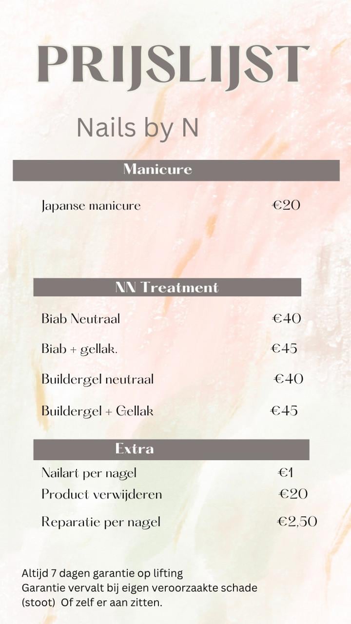 Nails by N in oost-souburg heeft weer plek