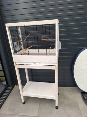 Ferplast vogelkooi met Onderste.