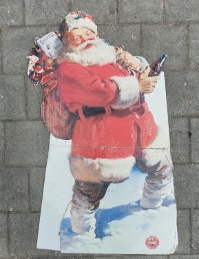 Reclame Coca Cola kerstman display