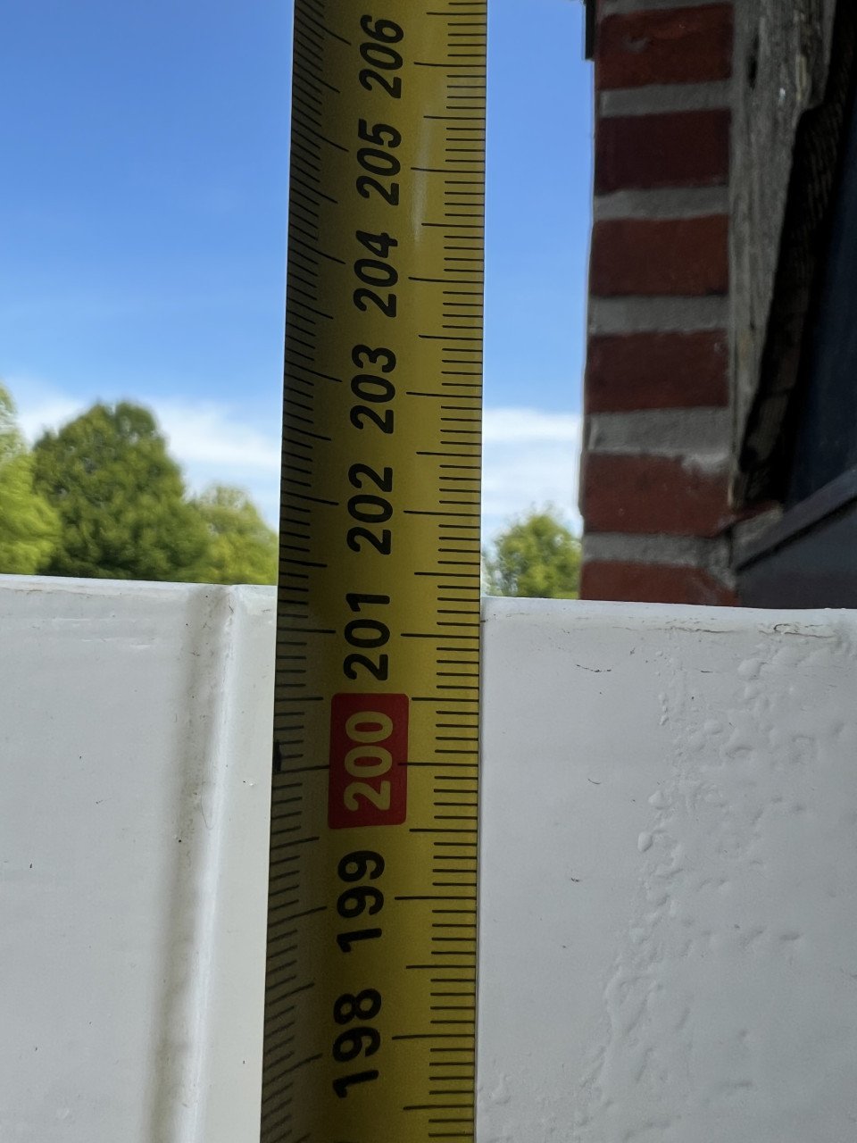 Houten stompe achterdeur