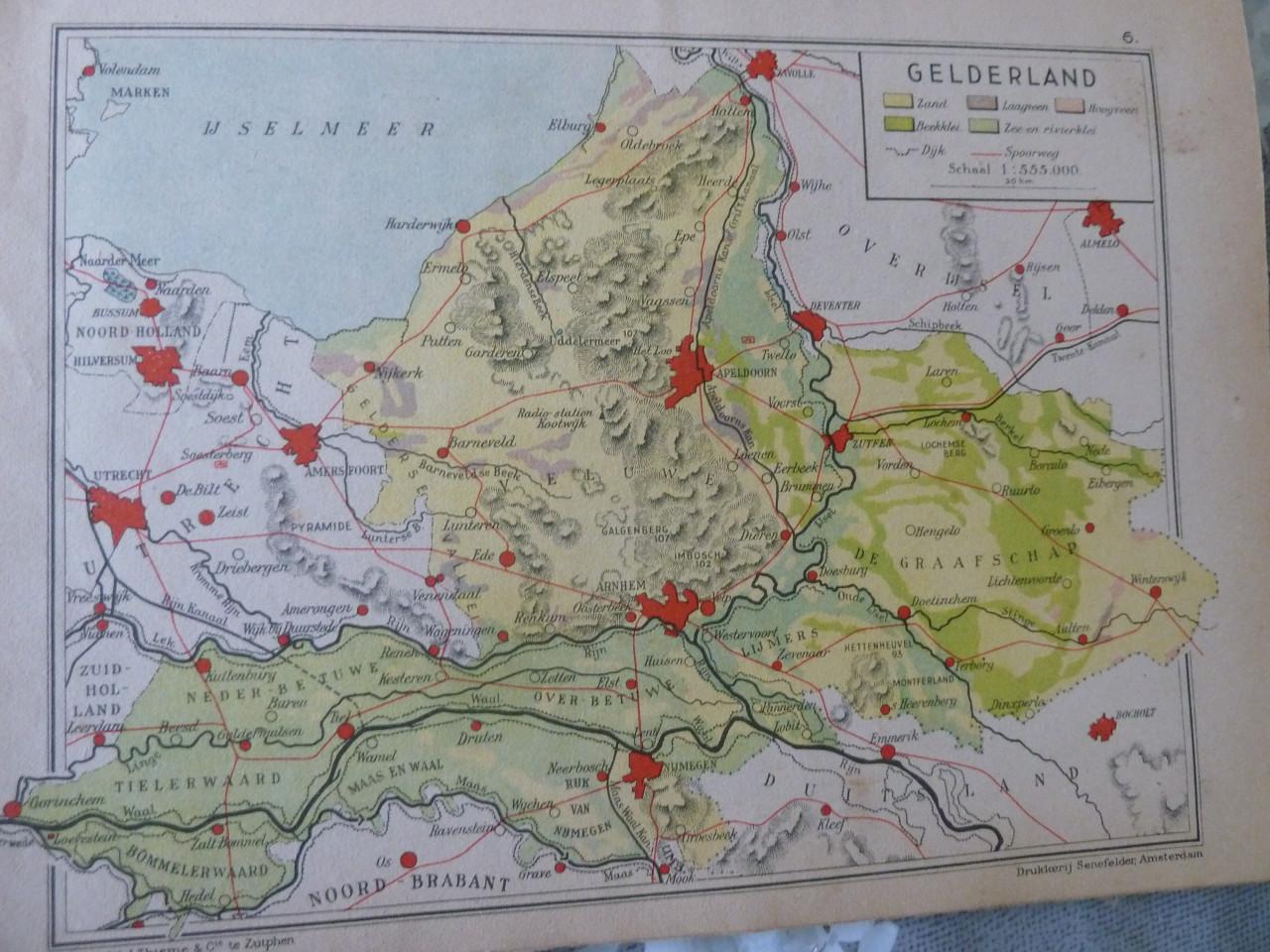 Hele oude atlas van nederland