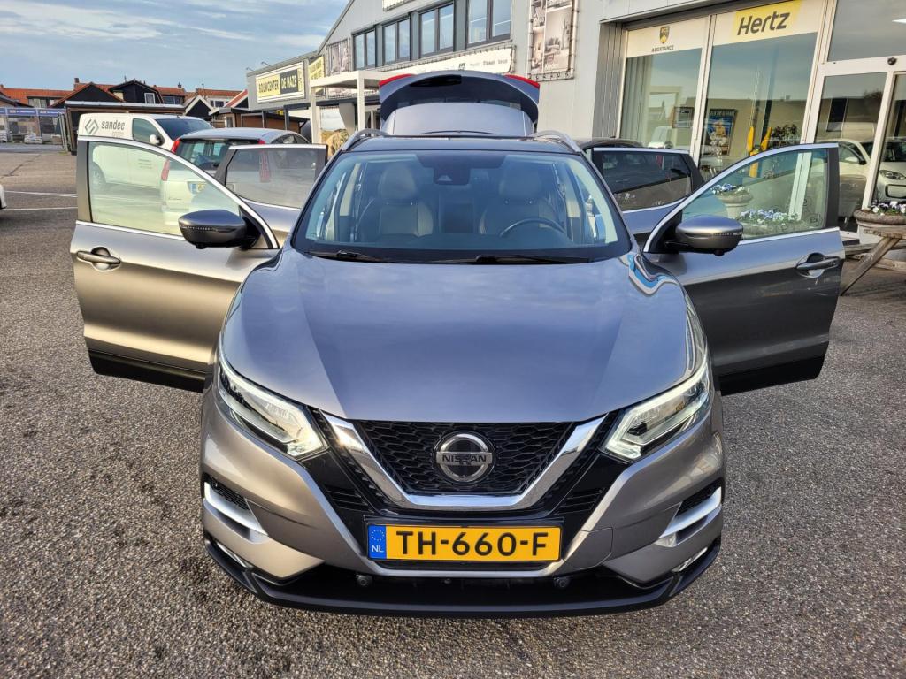 Nissan Qashqai 1.2 tekna automaat panoramadak 360 camera navi. leder. led.