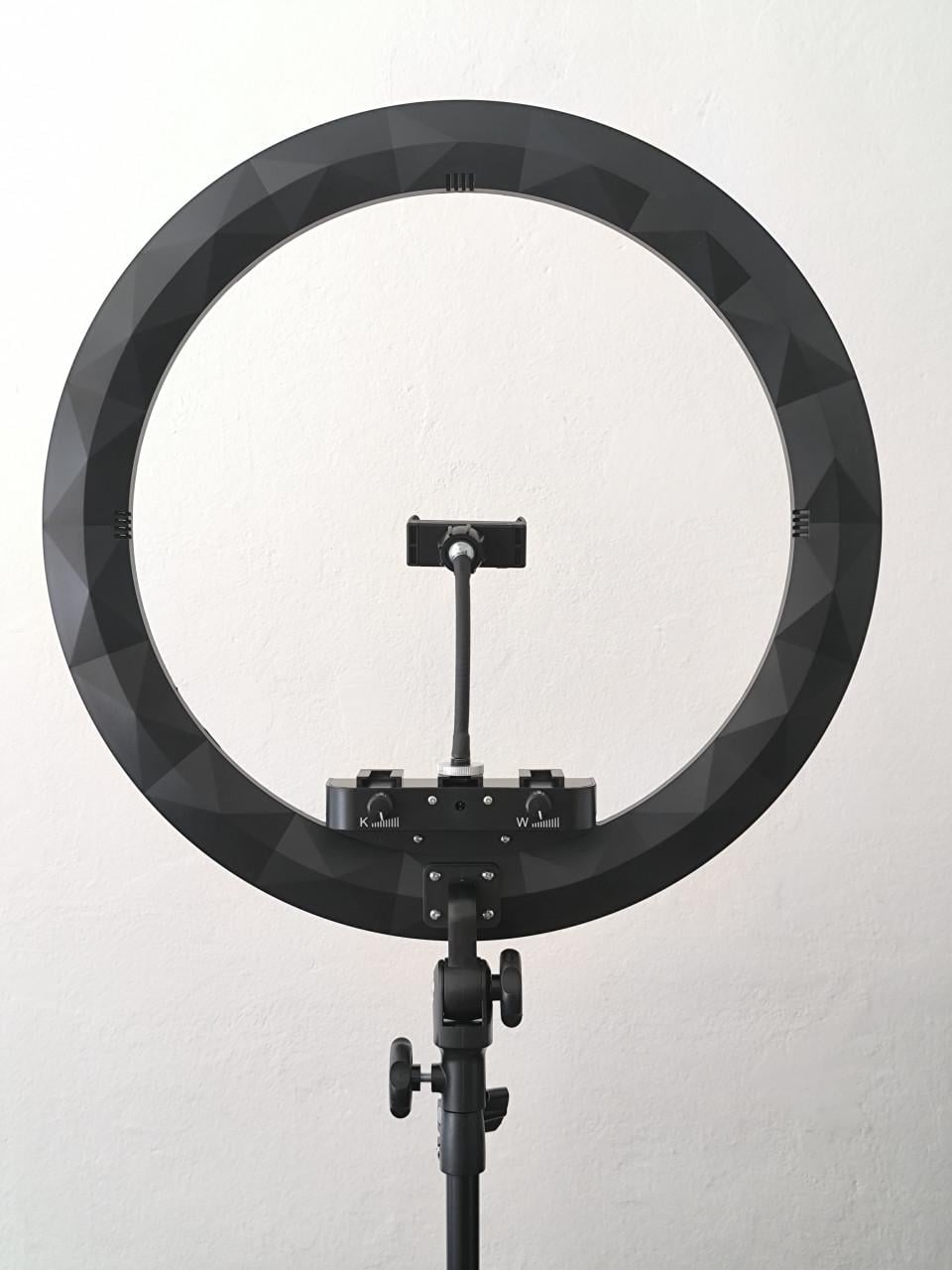 Nieuw regelbaar 18" LED ringlight met afstandsbediening.