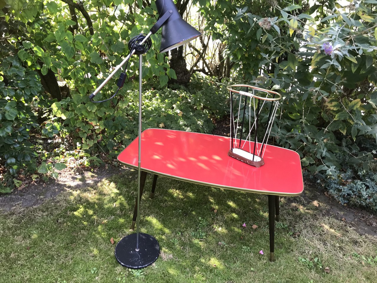 Vintage retro 50er jaren salon tafel
