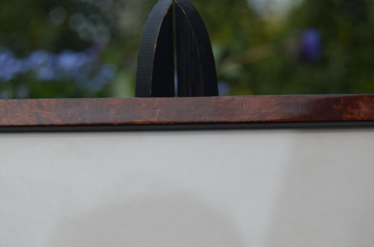 Mooie monochroom aquarel van een Brigantijn