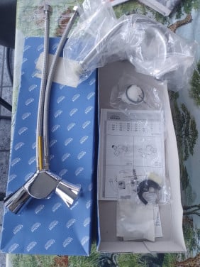 Nieuwe Grohe wastafelkraan Costa L
