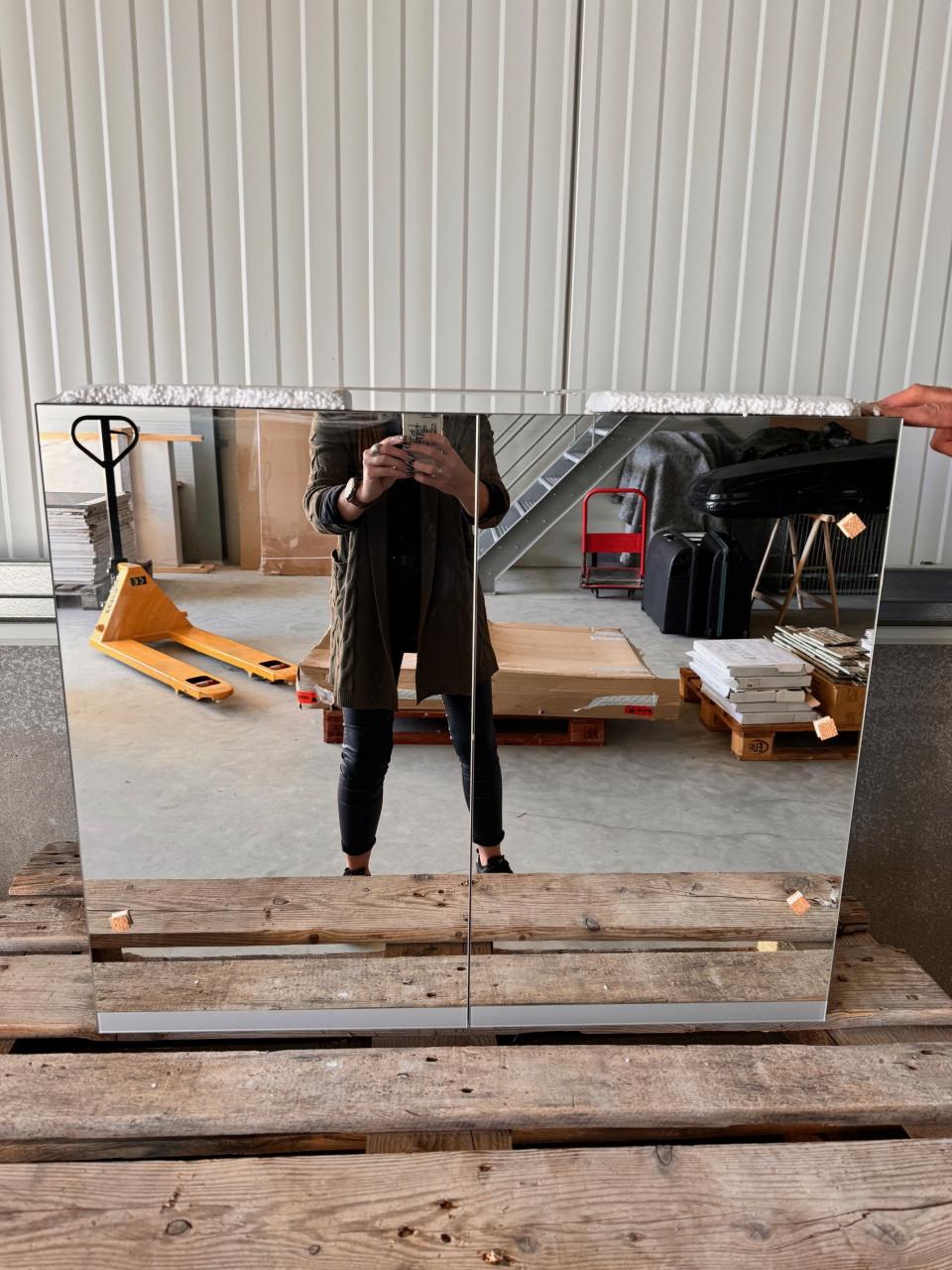 Spiegelkast Primabad SSKO 800-B antracite oak