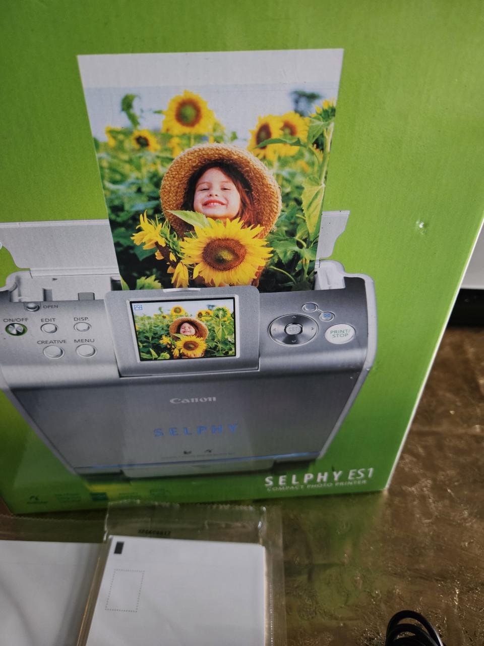 Zgan Canon SELPHY ES 1 draagbare fotoprinter/met accessoires....