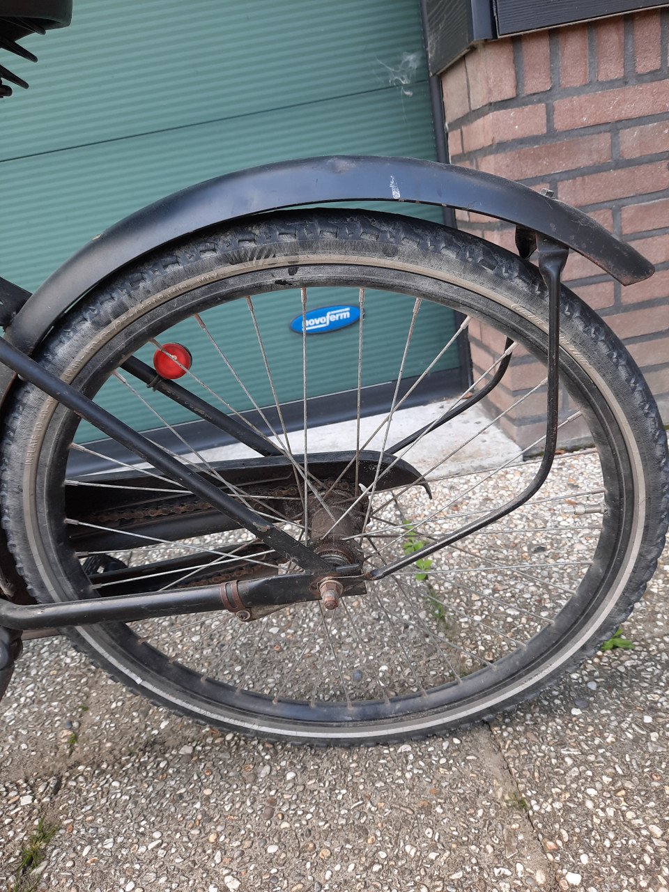 Fiets Cumberland courier zwart