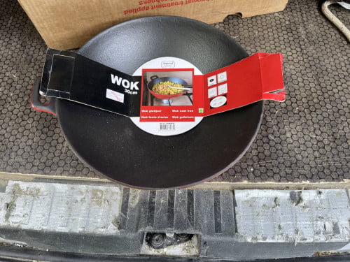 Wokpan gietijzer 30 cm Imperial NIEUW