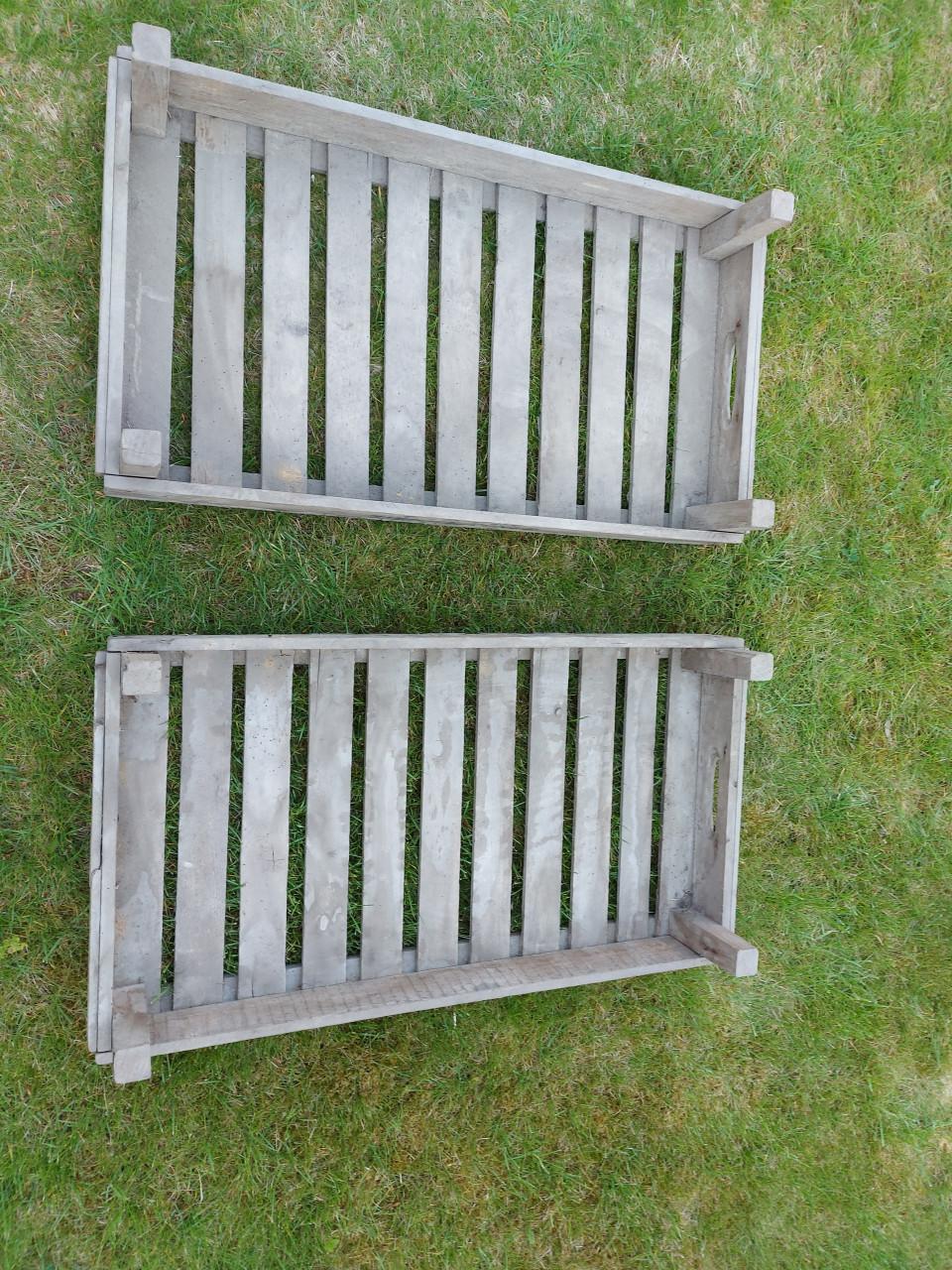 Houten kratjes decoratie