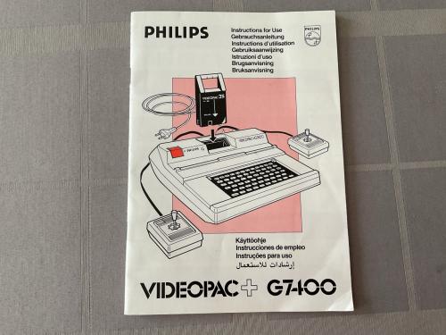 Orginele gebruiksaanwijzing  VIDEOPAC+G7400