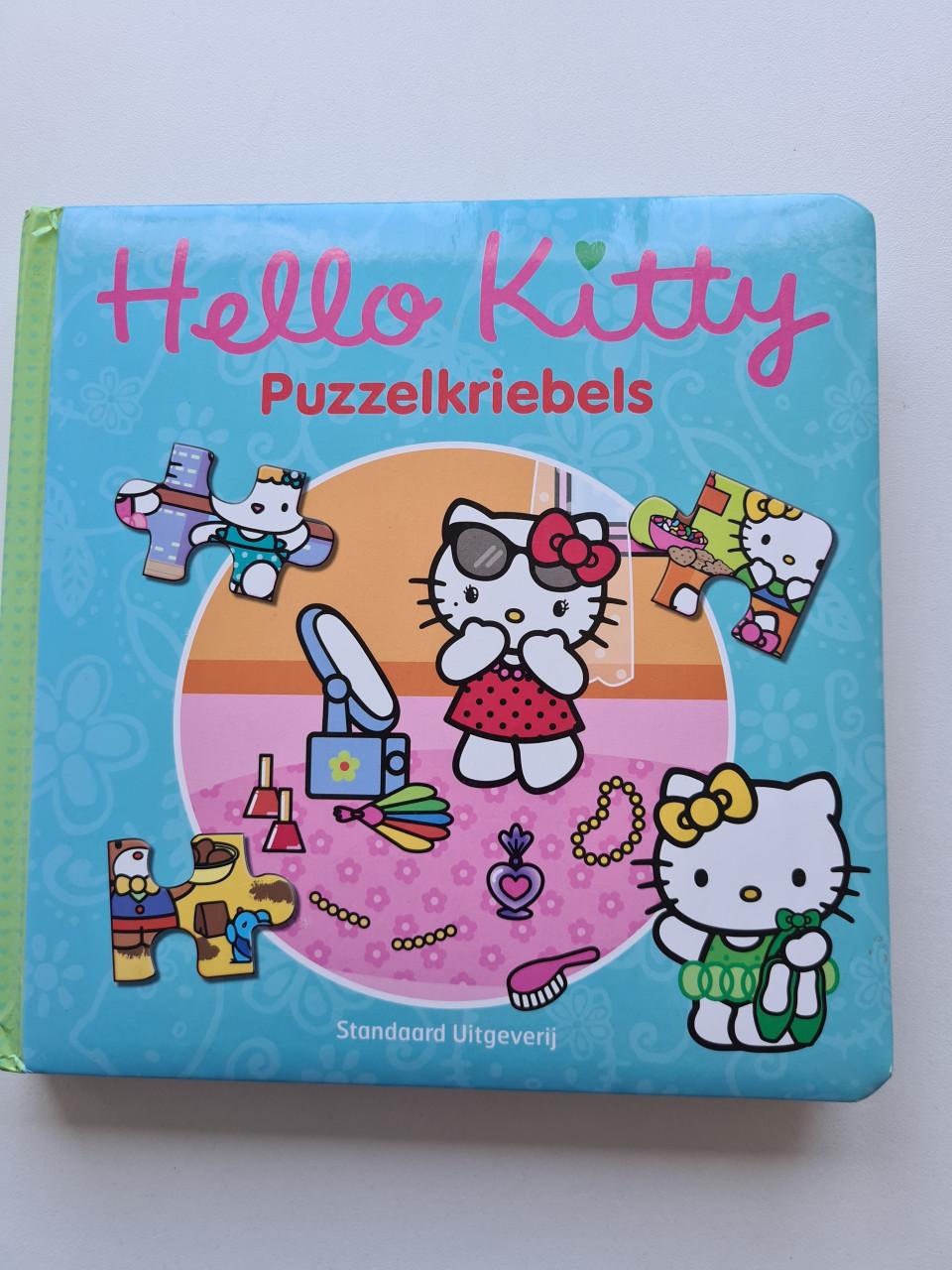 Puzzelboek van Hello Kitty - puzzelkriebels door Standaard Uitgeverij